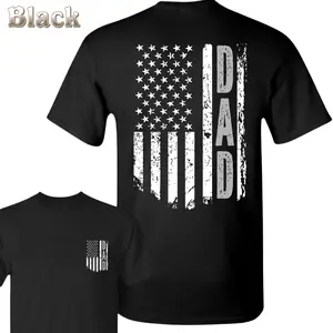 Husband Daddy Protector Hero T-Shirt - American Flag Camo Design With Bold Message , Perfect Tee For Patriotic Dads , Military Style Shirt For Men , Great Gift For Father's Day , Family Defender Tee Crew Neck Menswear Classic men  gifts