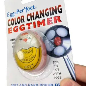 Changing Egg Timer and Boiling Rack, Perfect for Soft and Hard Boiled Eggs, Kitchen Accessories, Essential Cooking Tool