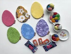 Reusable Fabric Easter Eggs Eco-Friendly