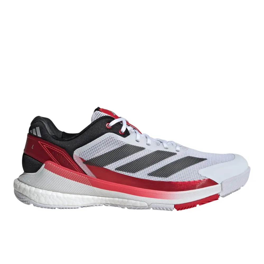 adidas Mens Crazyquick Boost Padel Sneakers Shoes - White