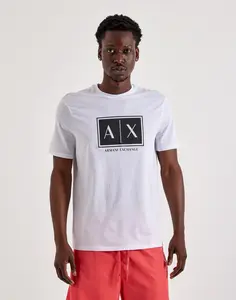 Mens Armani Exchange Box Logo Tee