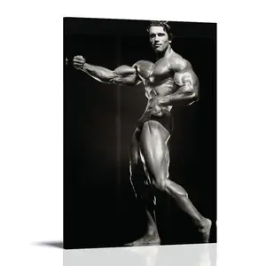 Arnold-Schwarzenegger (12) Poster Posters Music Album Cover Posters Canvas Wall Art High-Resolution Vintage Band & Artist Prints for Room