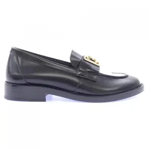 Pre-owned CHANEL Calfskin Small Leather Goods Loafers