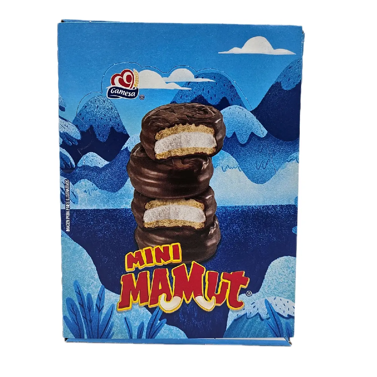 Mamut Cookie With Marshmallow And Chocolate Coating 8 & 28 Pieces Box Display