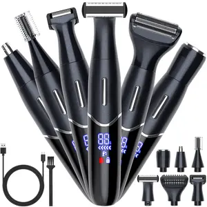 MERERA 6 in 1 Electric Shaver for Women Best Electric Razor for Womens Bikini Legs Underarm Public Hairs Rechargeable Trimmer with Detachable Head Cordless Wet Dry Use Precise Safe Silky