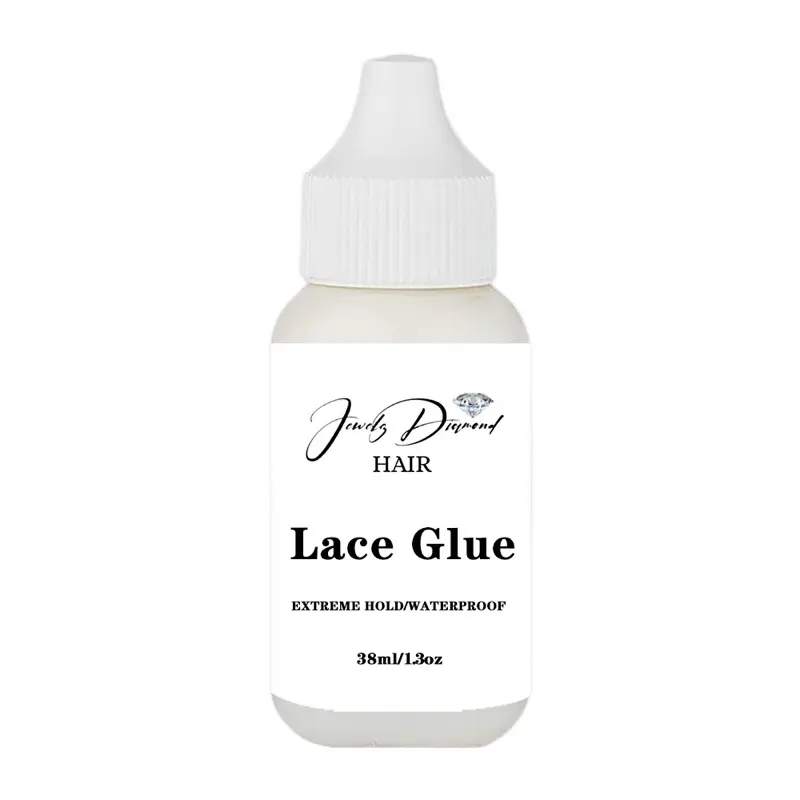 Jewelz Diamond Hair Lace Glue - Extreme Hold Waterproof Formula 38ml/1.3oz Small Lace Glue for Your Needs
