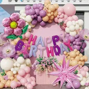 Balloon Arch Set, 100 Pieces, Rubber Balloons for Shower, Wedding, Bride, Birthday Decorations, General Festival Party Supplies