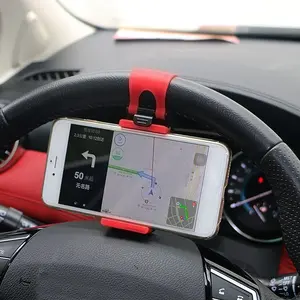 Car Steering Wheel Phone Clip Mount Holder Universal Kit Bike Auto Camera GPS Stand Bracket Car Interior Accessories Does not apply