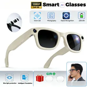Smart Ai Photo Glasses, 800w Ultra HD Camera, Chat Gpt Photography Video Recording, Voice Call Translation Gradient Bluetooth-compatible Sunglasses, Wireless Smart Glasses