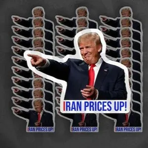 Prices Up - I Did That Trump Inflation Gas Prices Sticker