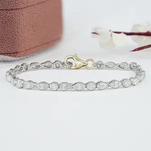 Multi Shape Lab Diamond Tennis Bracelet