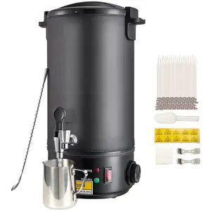 【Summervibes】VEVOR 10 L Wax Melter for Candle Making, Extra Large Electric Wax Melting Pot, with Easy Pour Spout and 9-level Temp Control, Easy Clean for Candle Soap Cream Beauty Bulk Production Business or Home
