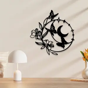 1pc Flat Silhouette Metal Wall Art, Elegant Silhouette Statue Mural, Perfect for Bedroom, Balcony, Boudoir Decor, Anniversary Decor, Ideal Gift for Couples