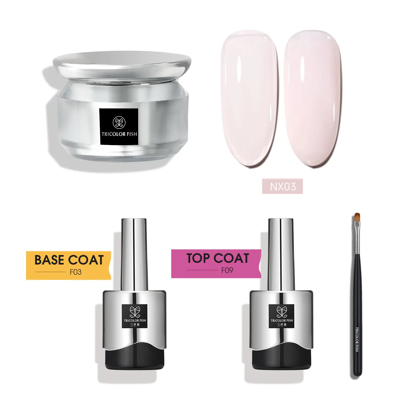 NX03 +Base Gel+Top Gel+light therapy pen