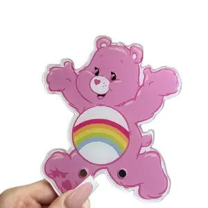 Pink Care Bear Lash Tile for Eyelashes - Makeup Lash Extension