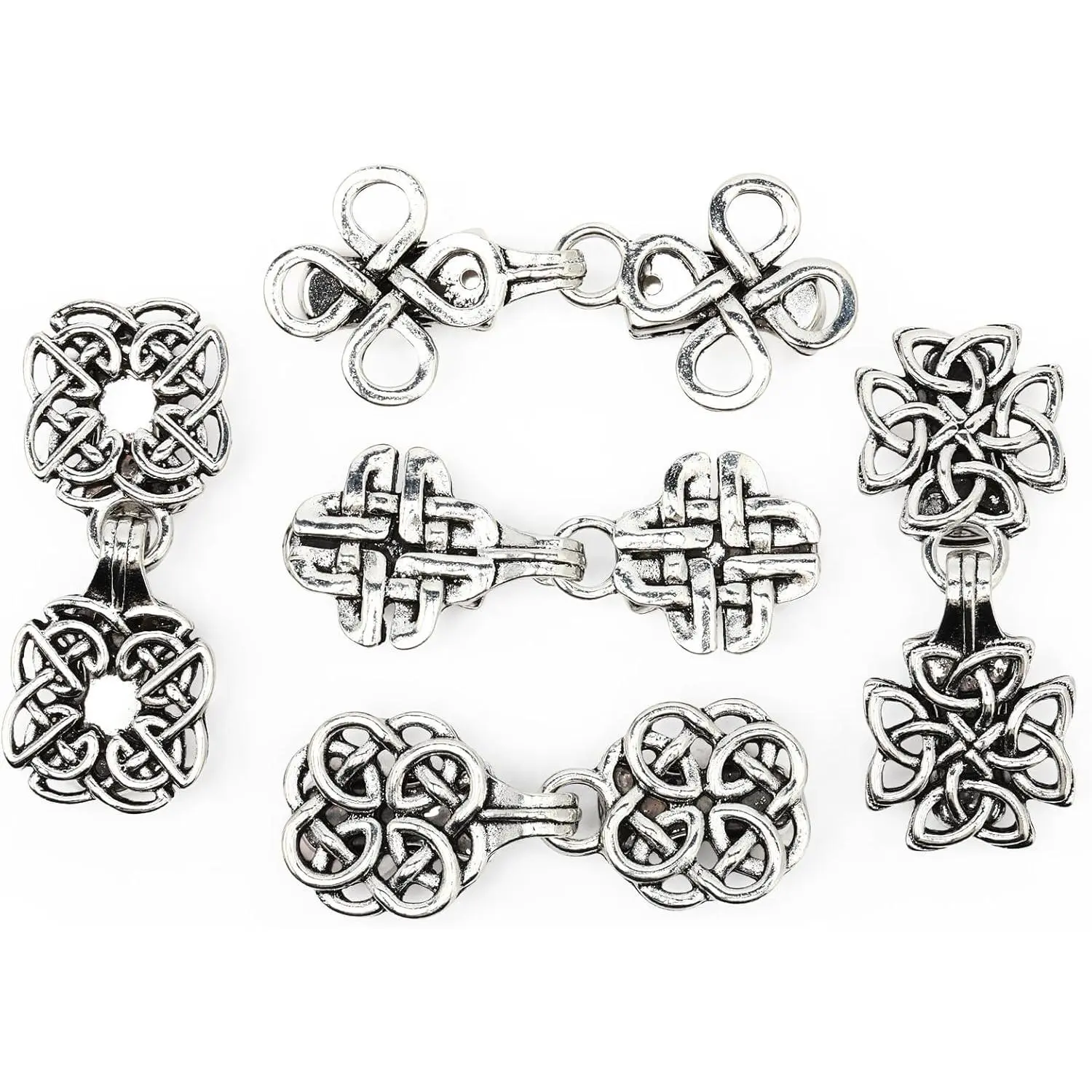 5 pieces vintage style sweater clip set, suitable for sweaters, belts, and shawl collars - multifunctional dress and shirt clip, a gift for women throughout the four seasons
