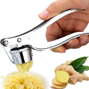 Garlic Press, Manual Simple Garlic Mincer, Professional Garlic Masher for Home Kitchen, Kitchen Accessories, Durable Kitchenware