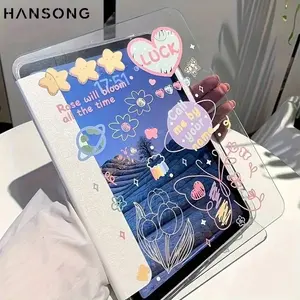 2025 New Transparent Case for IPad Pro Air 13 11 M3 M2 M4 2025 for IPad 11th A16 12.9 " 9 8 7 6 5 4 10 Th Mini 7 6 Cover Pencil