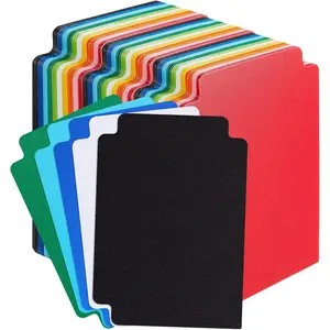 150 Pcs Trading Card Dividers Plastic Card Dividers, Frosted Separator with Tabs Standard Vertical Compatible with MTG Games Sports TCG, 2.7 x 3.8 Inches (Multicolor)