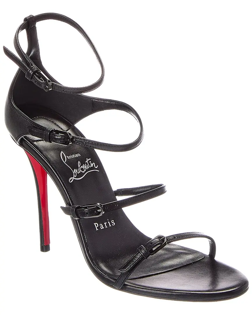 Christian Louboutin Logo Leather Sandal