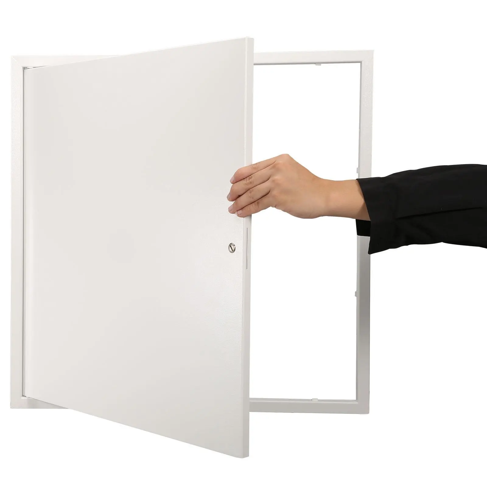 【Fallpicks】VEVOR Access Panel for Drywall & Ceiling, 24 x 24 Inch Plumbing Access Panels, Reinforced Access Door, Heavy-Duty Steel Wall Hole Cover, Easy Install Removable Hinged Panel for Wiring & Cables, Silver