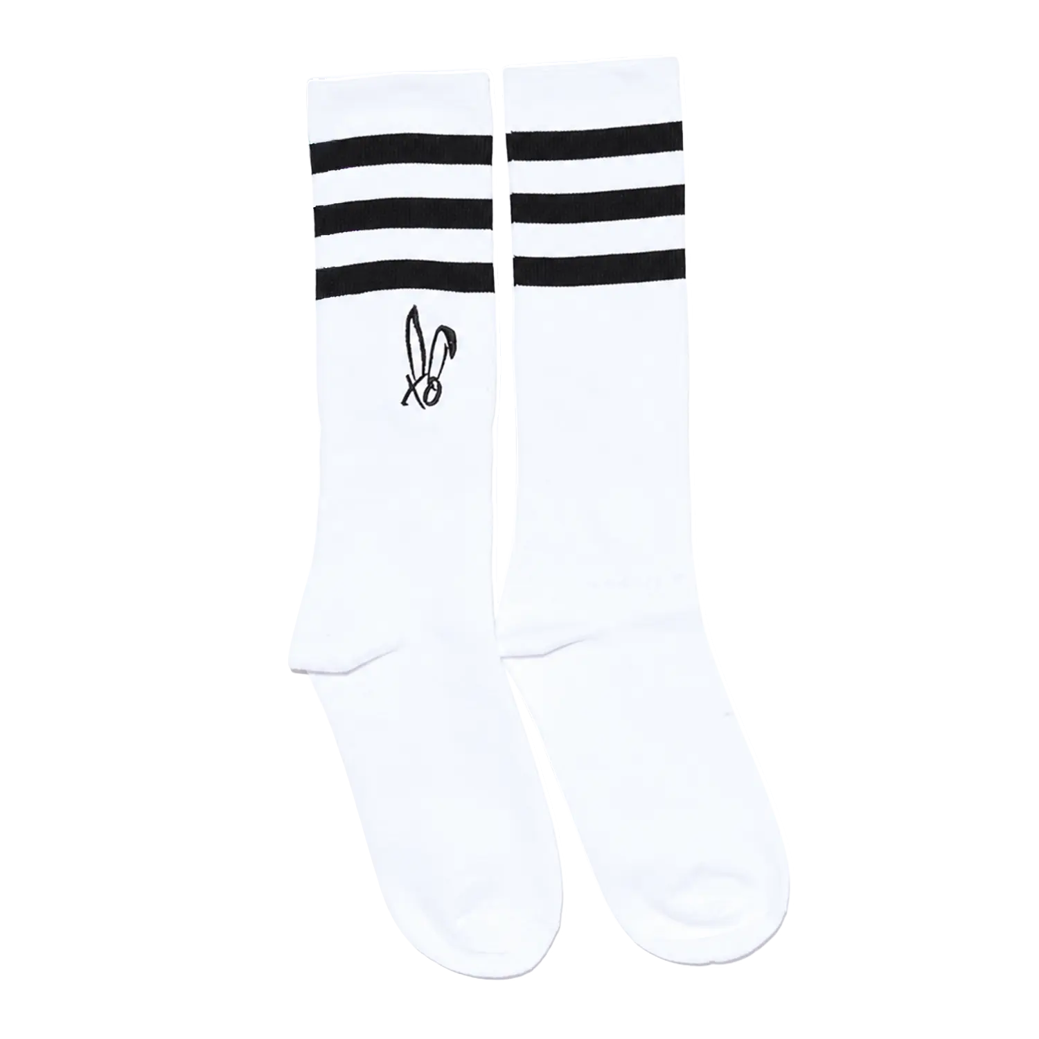 Black Xo Logo Socks
