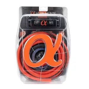 Alphasonik HK0 Premium 0-Gauge Complete Car Amplifier Installation Kit Power