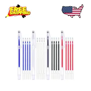 Heat Erasable Pens, 4 Pieces Fabric Marking Pens with 20 Refills
