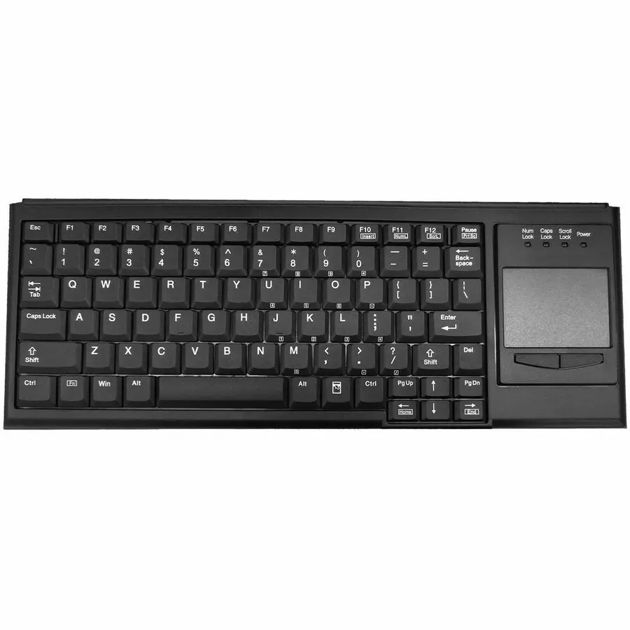 Tg3 Electronics Compact 83-Key USB Wired Keyboard with Touchpad, PC Input Device