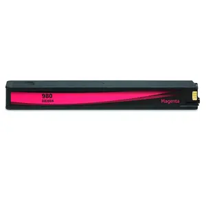 U.S. Remanufactured for HP 980 (D8J08A) Magenta Ink Cartridge OEM Chip