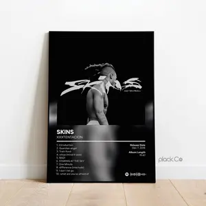 Xxxtentacion - Skins - Custom Album Print - Hip Hop Wall Art - Custom Album Cover - Xxxtentacion Poster - Custom Album Print - Gift Ideas