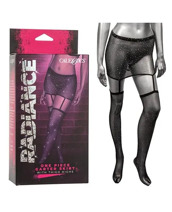 Radiance One Piece Garter Skirt with thigh Highs