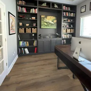 MSI Cyrus Walnut Waves Luxury Vinyl Plank Flooring 12MIL Waterproof with attached pad - BOX PRICING