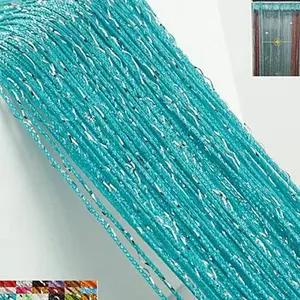 Home Decor Sequin Curtain for Doorway,Door String Curtains, 39x79 inch Hanging,Closet Bedroom Blind Living Room Divider,Window Wall Panel Fringe Backdrops Sheer no Beads Beaded Decorative