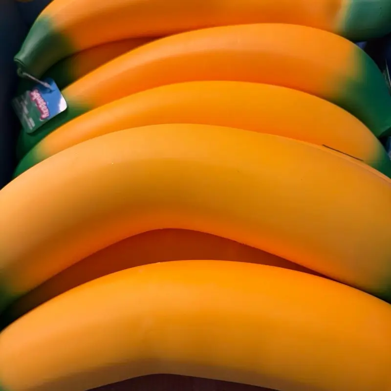 Sunny Days Jumbo Squeezy Banana (1) Textured Relaxing