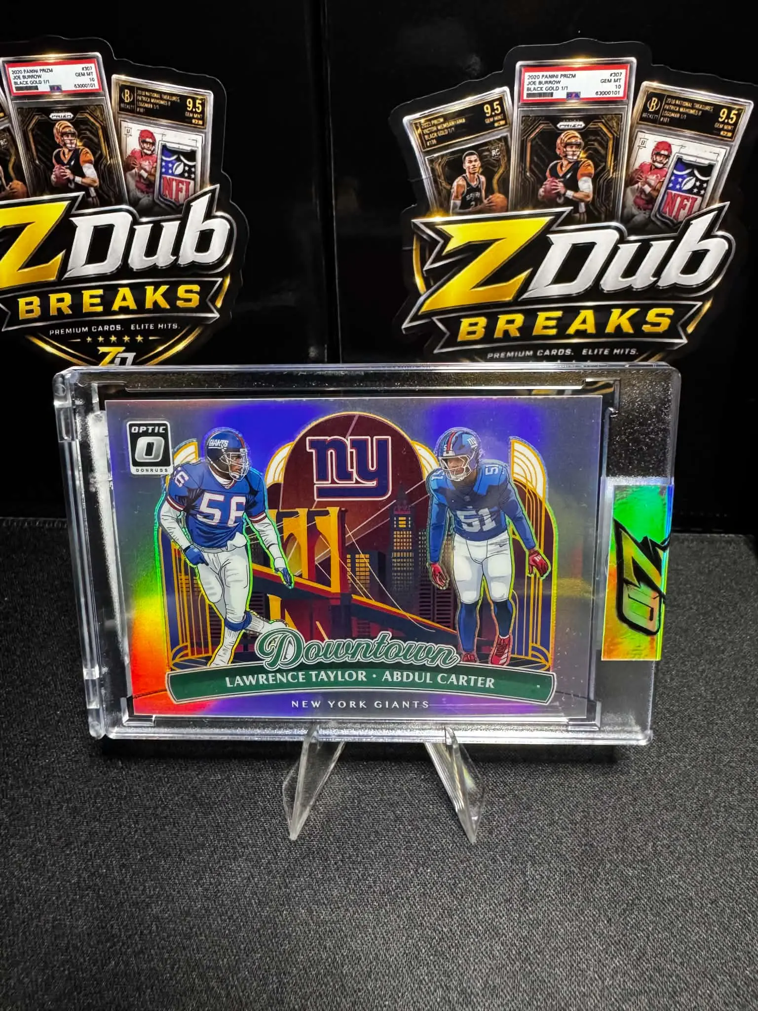 *4 Spot Directional* 2025 Donruss Dual Carter/Taylor DOWNTOWN, Sports Trading Card