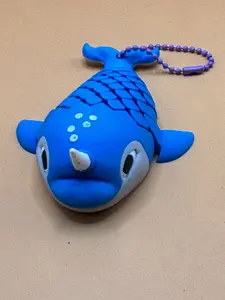 Marvin the Narwhal Keychain