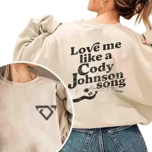 Cody Johnson The Leather Tour 2024 Sweatshirt, Love Me Like A Cody Johnson Song Unisex Sweatshirt