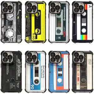 Retro Cassette Tape Art Phone Case for iPhone 17 16 15 14 13 12 11 Pro Max Plus Air Perfect for Christmas Birthday Holiday Gifts