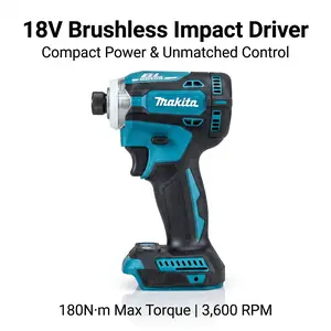 Makita DTD171 1/4" Hex, 1.7kg with Battery
