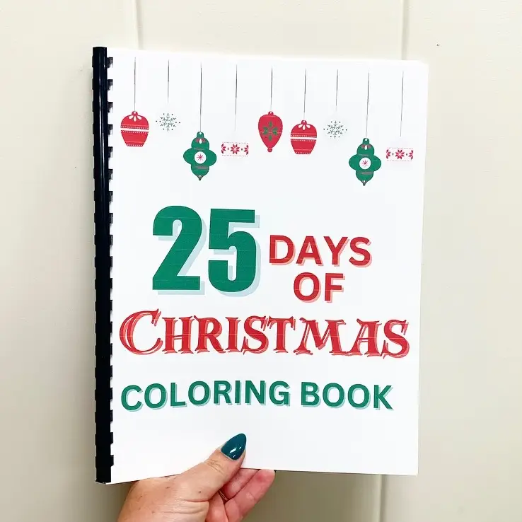 25 Days Of Christmas Coloring Book