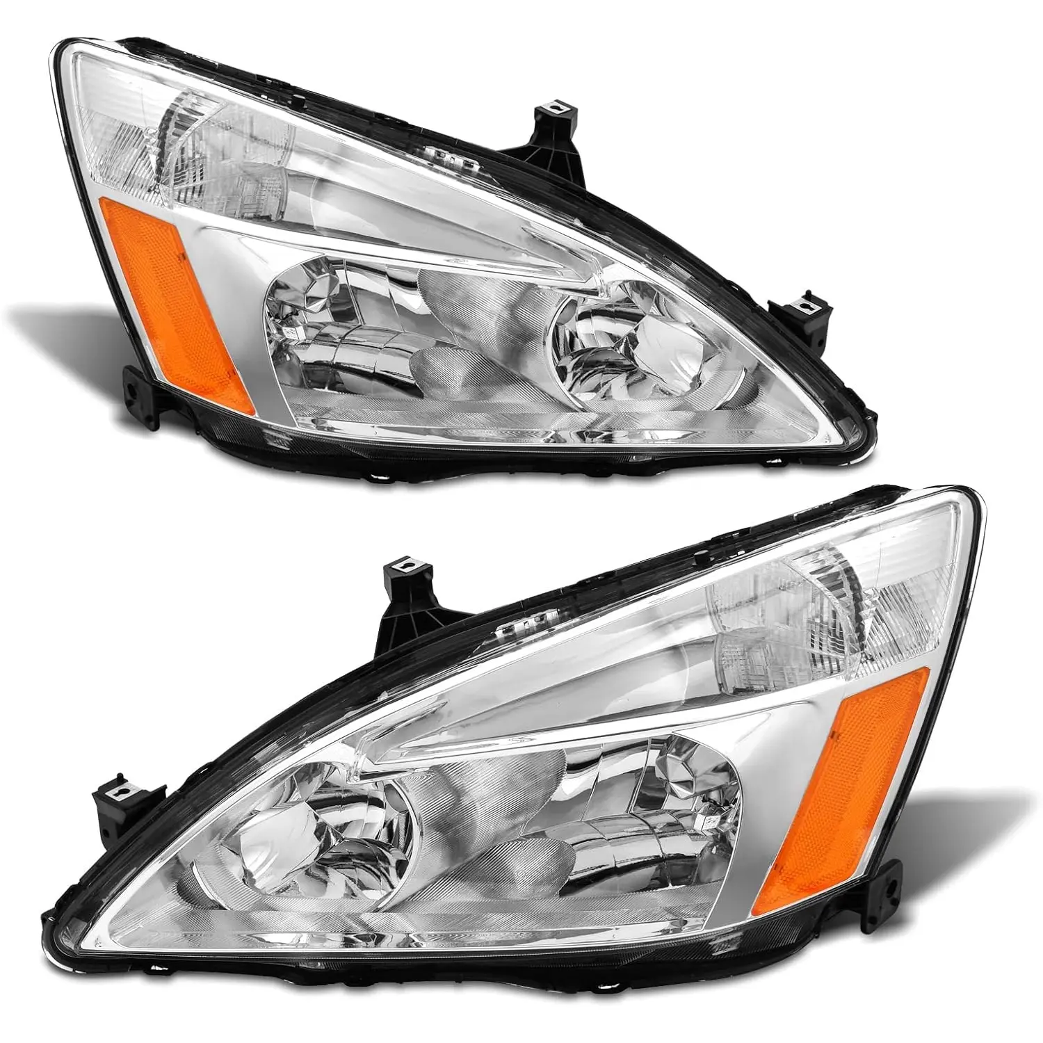 for 2003-2007 Honda Accord Halogen Headlight W/O Bulbs