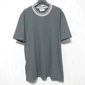 Pre-owned MARNI Cotton Small Leather Goods Rib Neck T Shirt