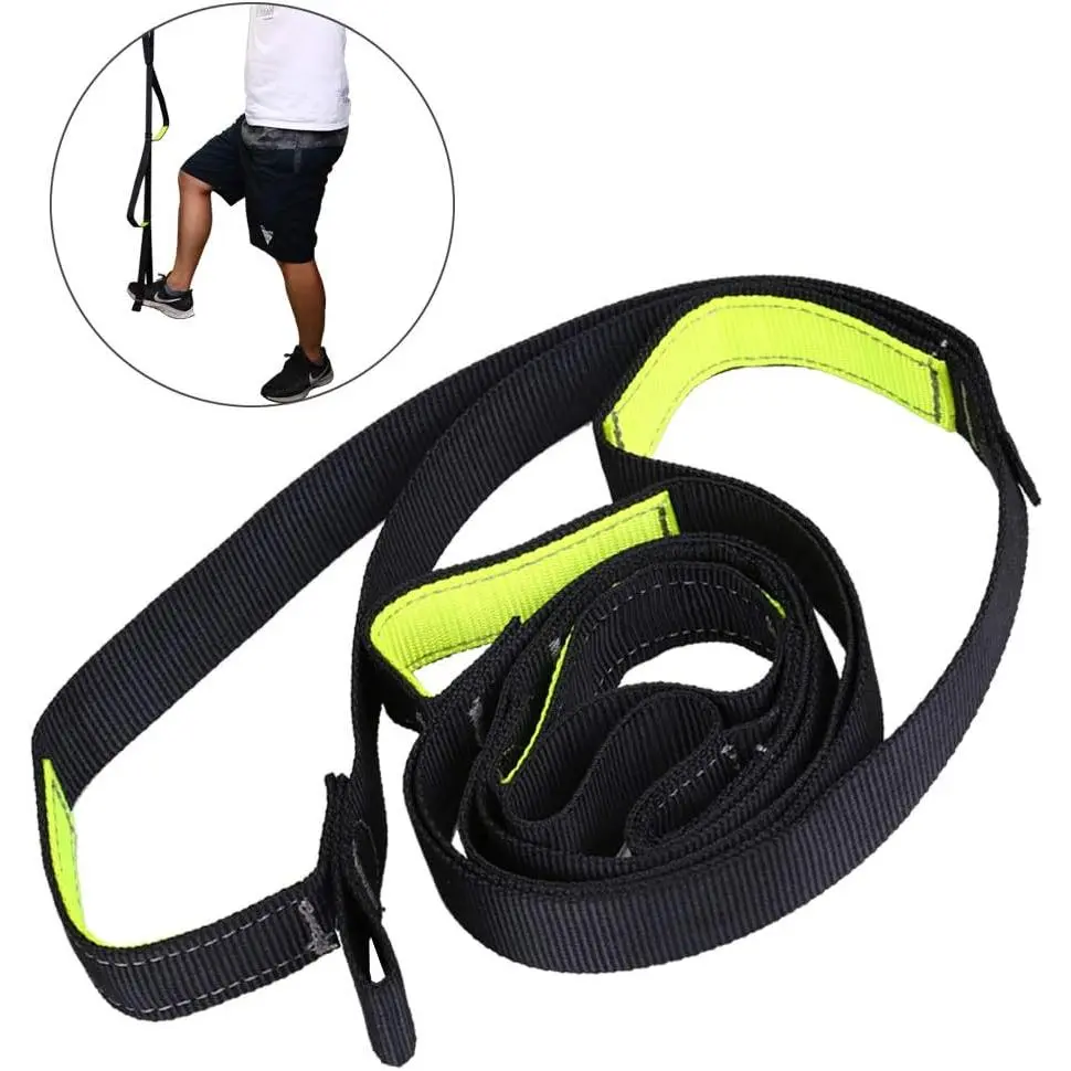 Adjustable Climbing Ascender Sling Foot Loop Ascender Webbing Sling for Outdoor Mountaineering, Rock Climbing, Expedition, Caving, Rescue and Aerial Work