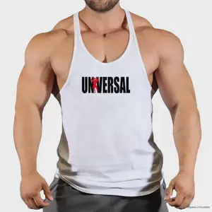 UNIVERSAL Gym Shirt Stringer Tank Top Bodybuilding Gym Golds Gym Fitness