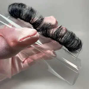 Dolly Fluffy Dramatic 30mm Strip Lashes Makeup Eyelashes Synthetic Cosmetic Pack Lash Extensions