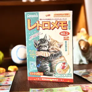 30 Sheets Cute Pet Sticker Book Series, Sticker Album, DIY Decorations for Bullet Journals, Phone Cases, Photo Frames, Skateboards, Computers, Water Bottles