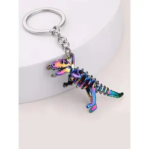 Cute Dinosaur Skull Design Keychain, 2024 Fashionable Creative New Novelty Keychain for Men & Women, Stylish Keychain, Trendy Accessories for Bag, Backpack & Car Key