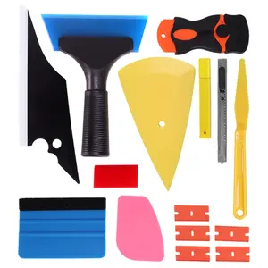 24 Pcs Window Tint Kit – Professional & Easy-to-Use Window Tinting Tools for Car or Home – Includes Tint Squeegee, Felt Squeegee, Cutting Knife, Heat Gun, Felt Tool, Razor Blades – Complete Automotive & House Window Film Installation Accessories