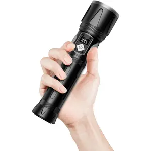 Flashlight High Lumens, Rechargeable Magnetic Bright Flashlights, 1000Lumen Tactical Flashlight Powered with Double COB, Led Handheld Powerful FlashLight with 10 Light Modes for Camping Emergency Home